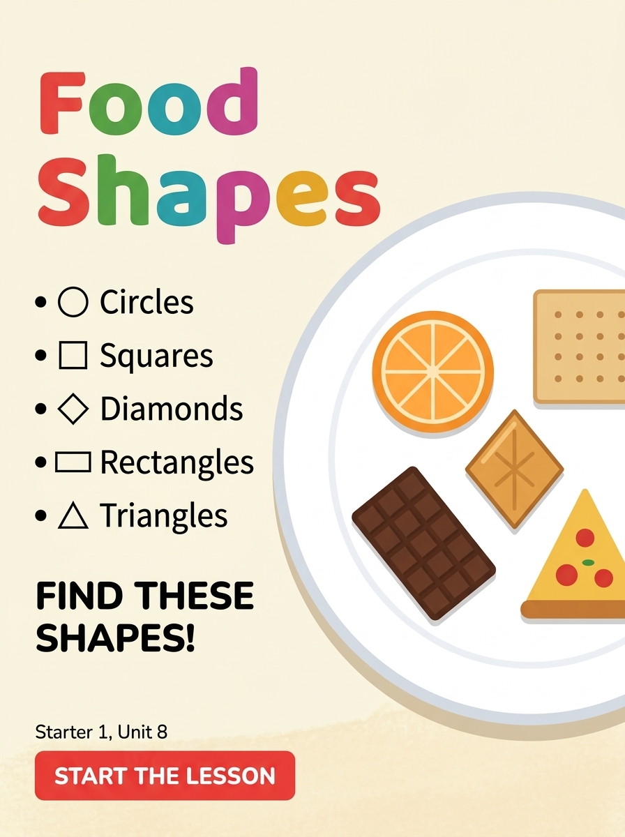 Food Shapes - Unit 8 cover