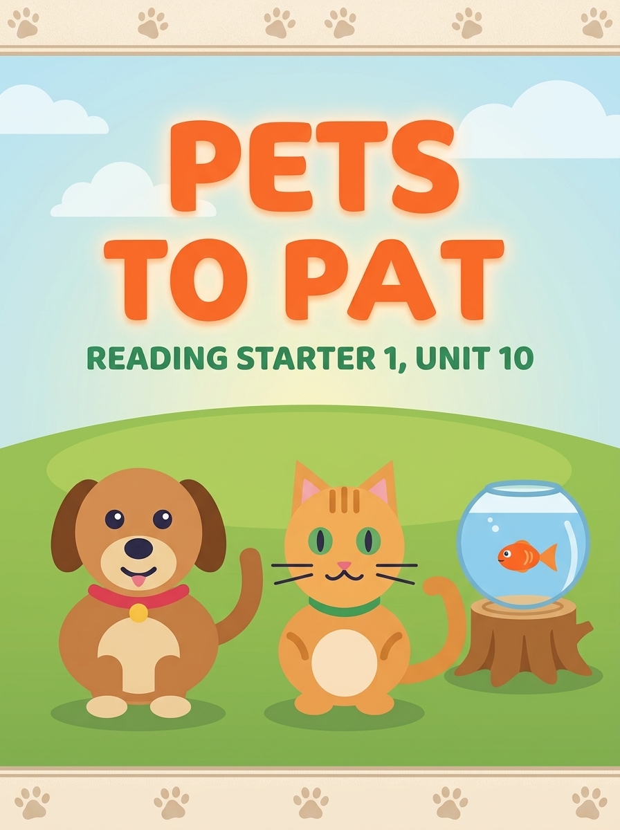 Pets to Pat - Unit 10 cover