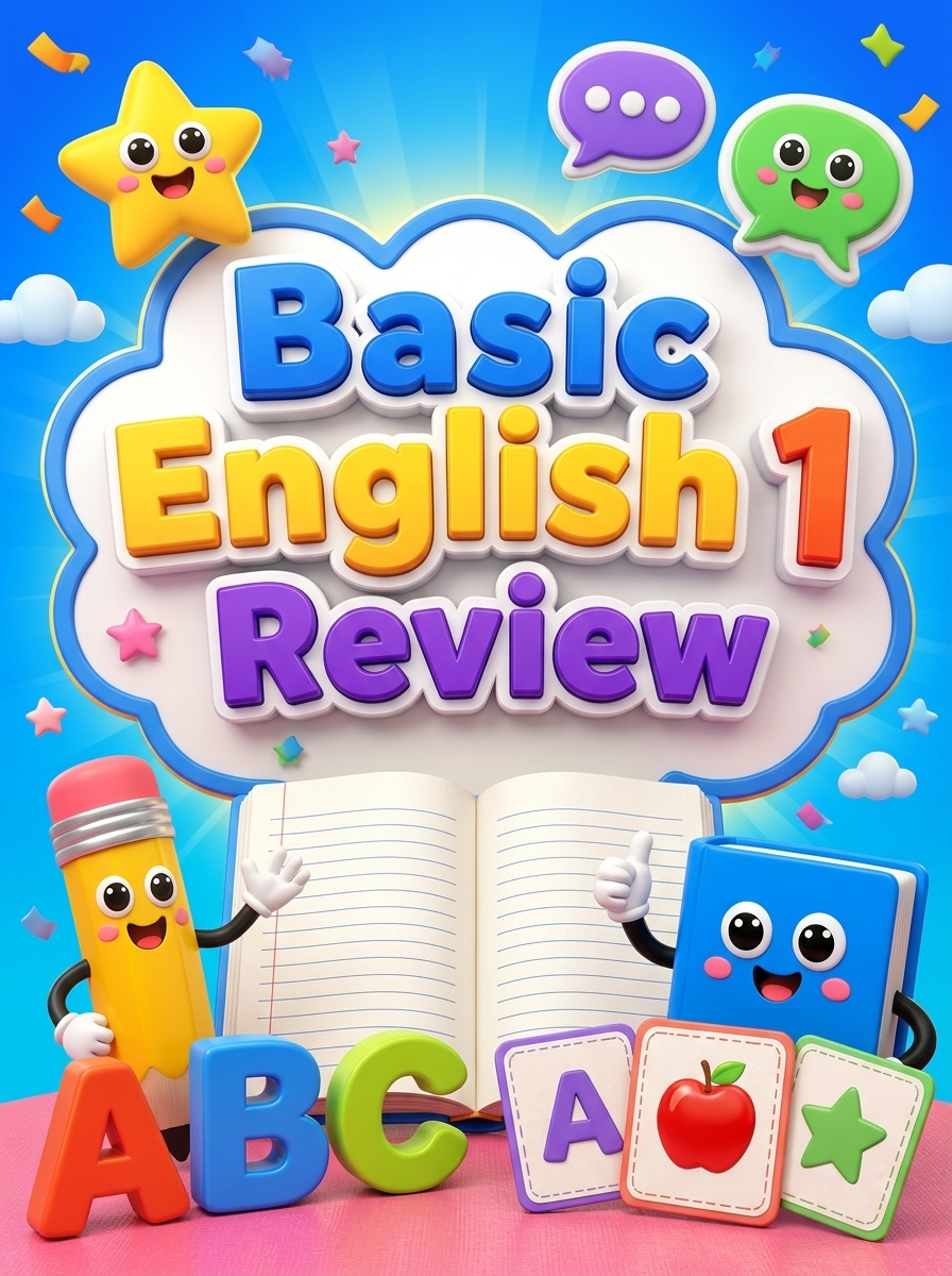 Basic English 1 Review cover