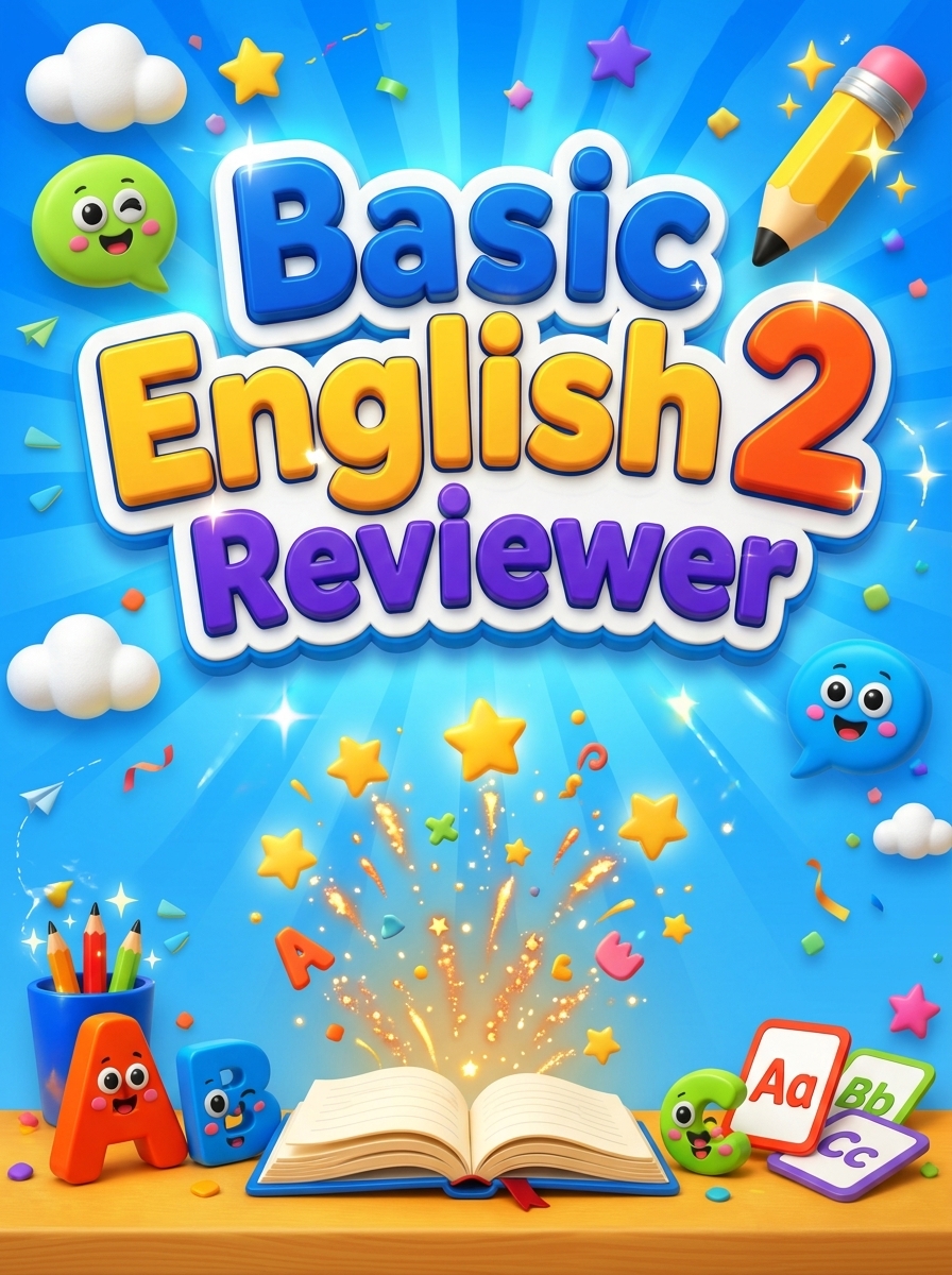 Basic English 2 Reviewer cover