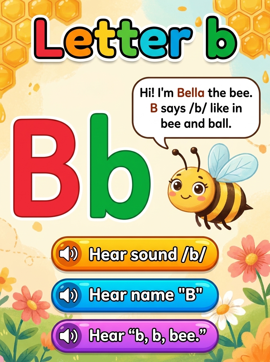 Letter B cover