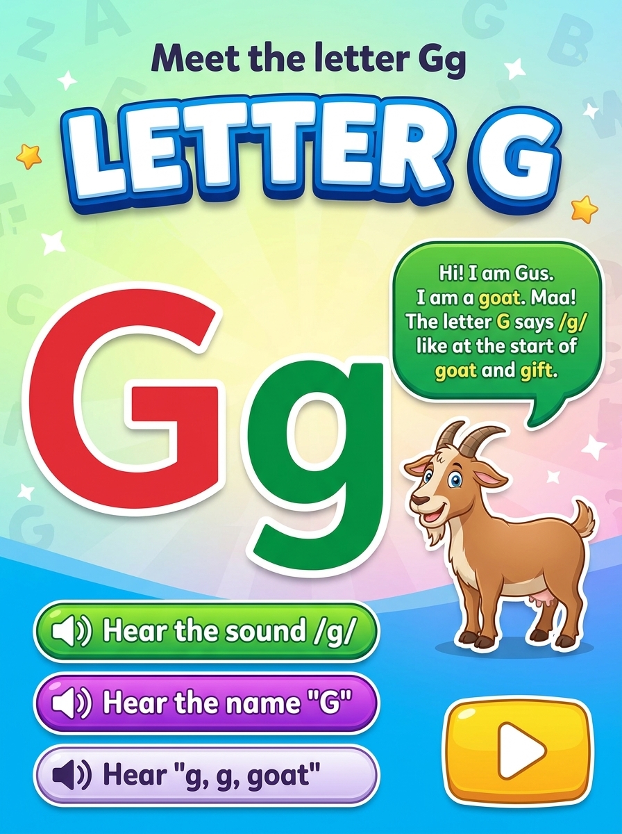 Letter G cover