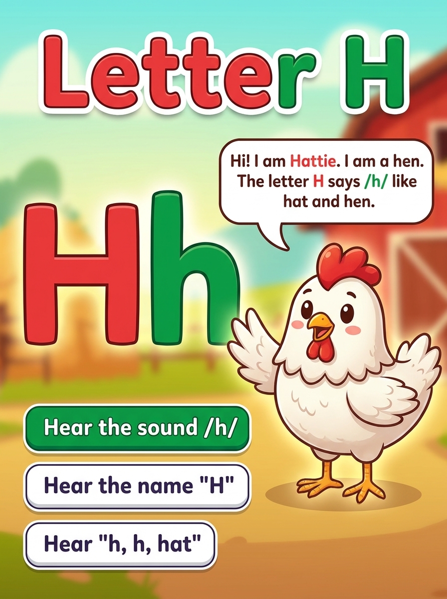 Letter H cover