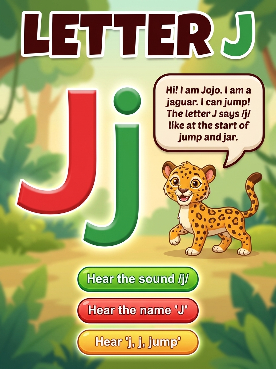 Letter J cover