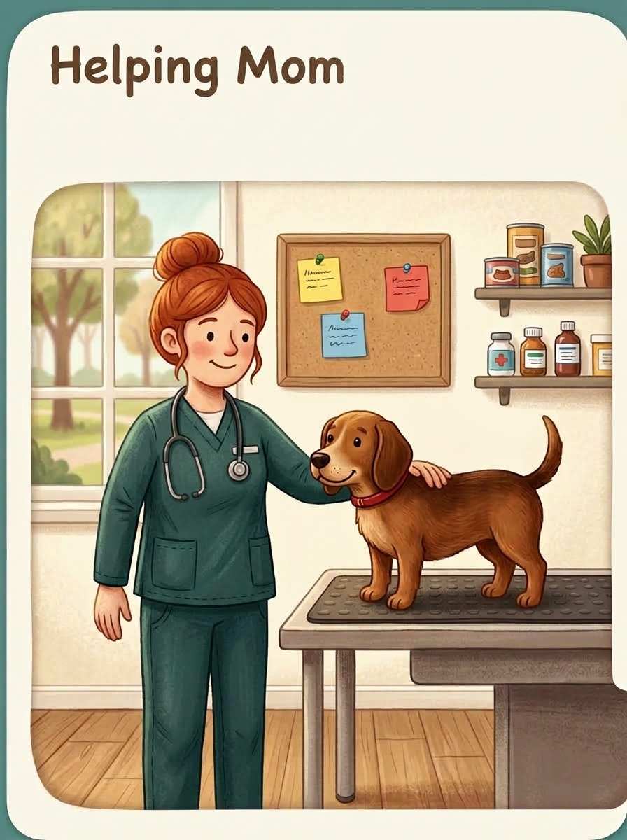 Helping Mom - Unit 3 cover