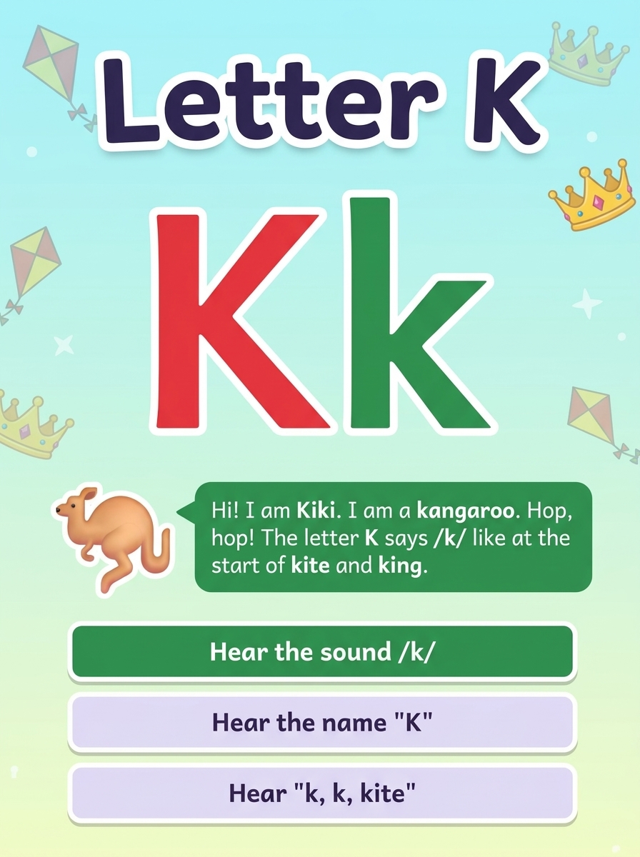 Letter K cover