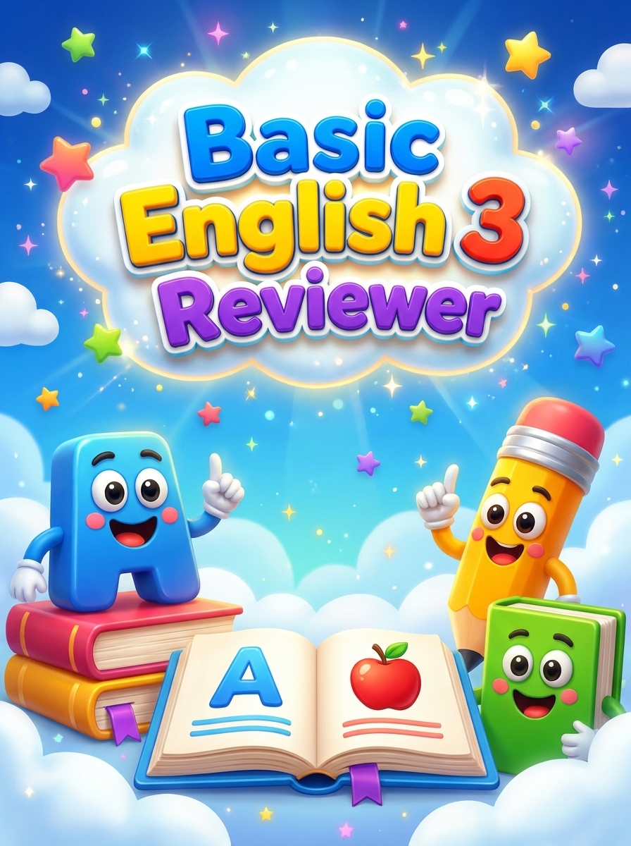 Basic English 3 Reviewer cover