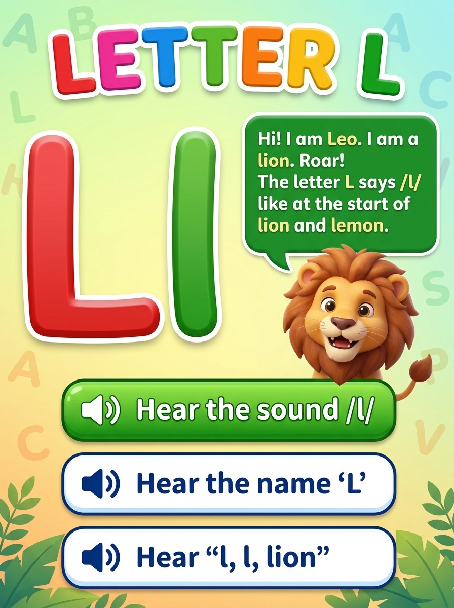 Letter L cover