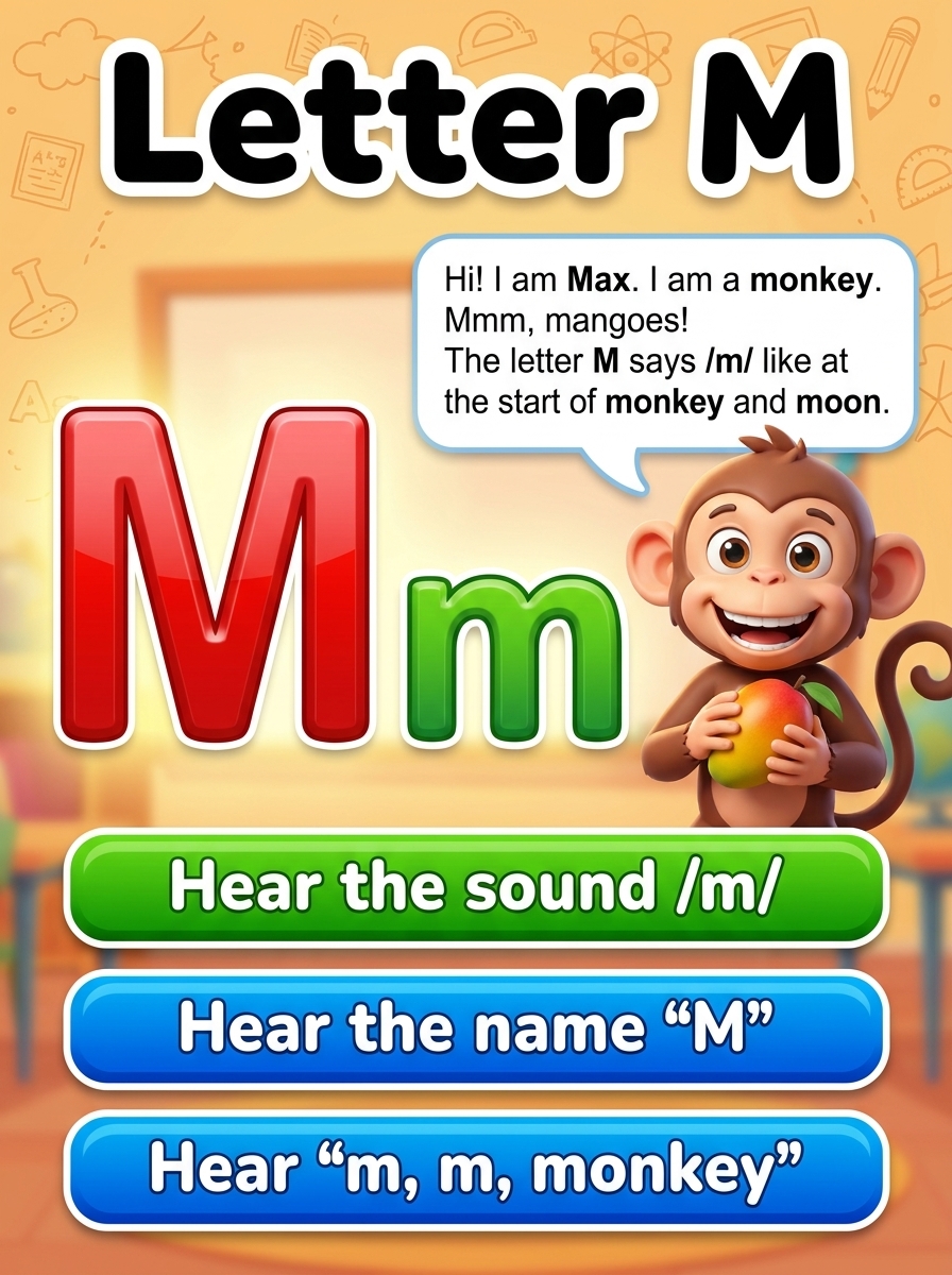 Letter M cover